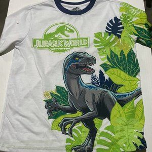 kids Jurassic wolrd green tree tee boys 10/12